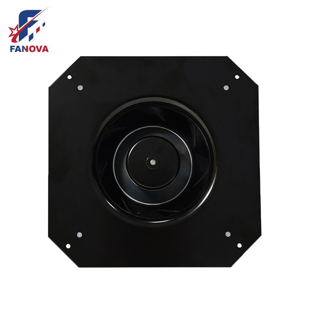 230V Ec Diameter 250 Brushless Airflow Backward Centrifugal Fan With Support Bracket