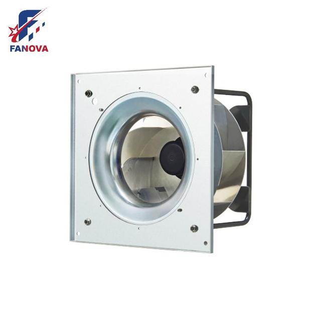 230V Ec Diameter 280 Industrial Backward Centrifugal Fan With Support Bracket