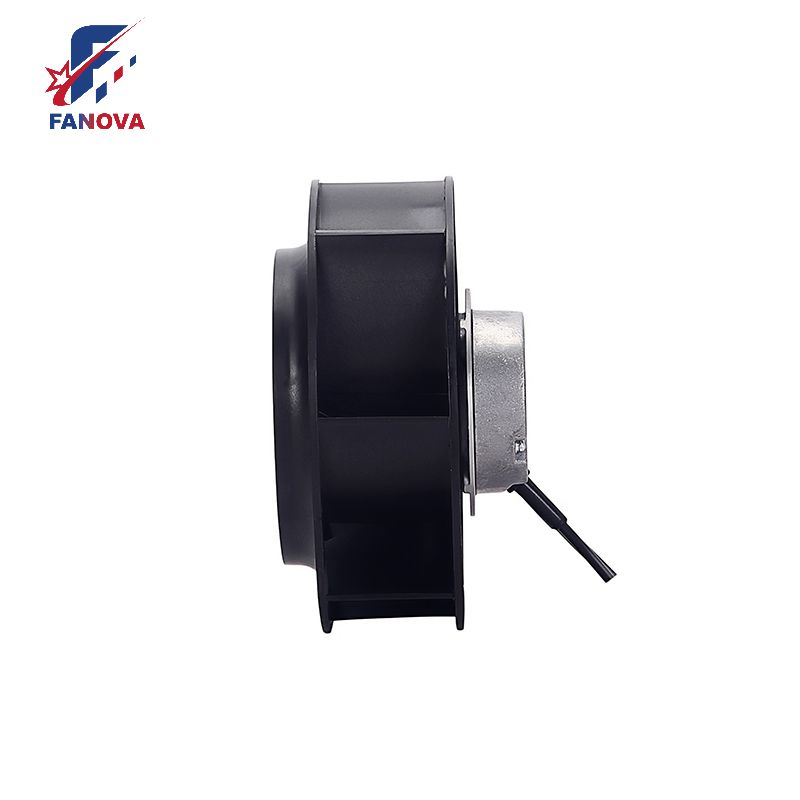 48VDC High Pressure 220mm 116W Centrifugal Fan Centrifugal Radial Cooling Fan