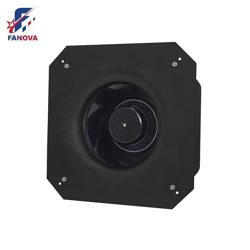 Low Noise 230V Ec 133mm Plug Backward Centrifugal Backward Fan with Support Bracket