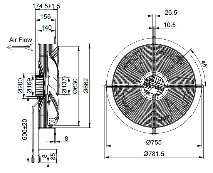 ECA600-4APL-31带网罩