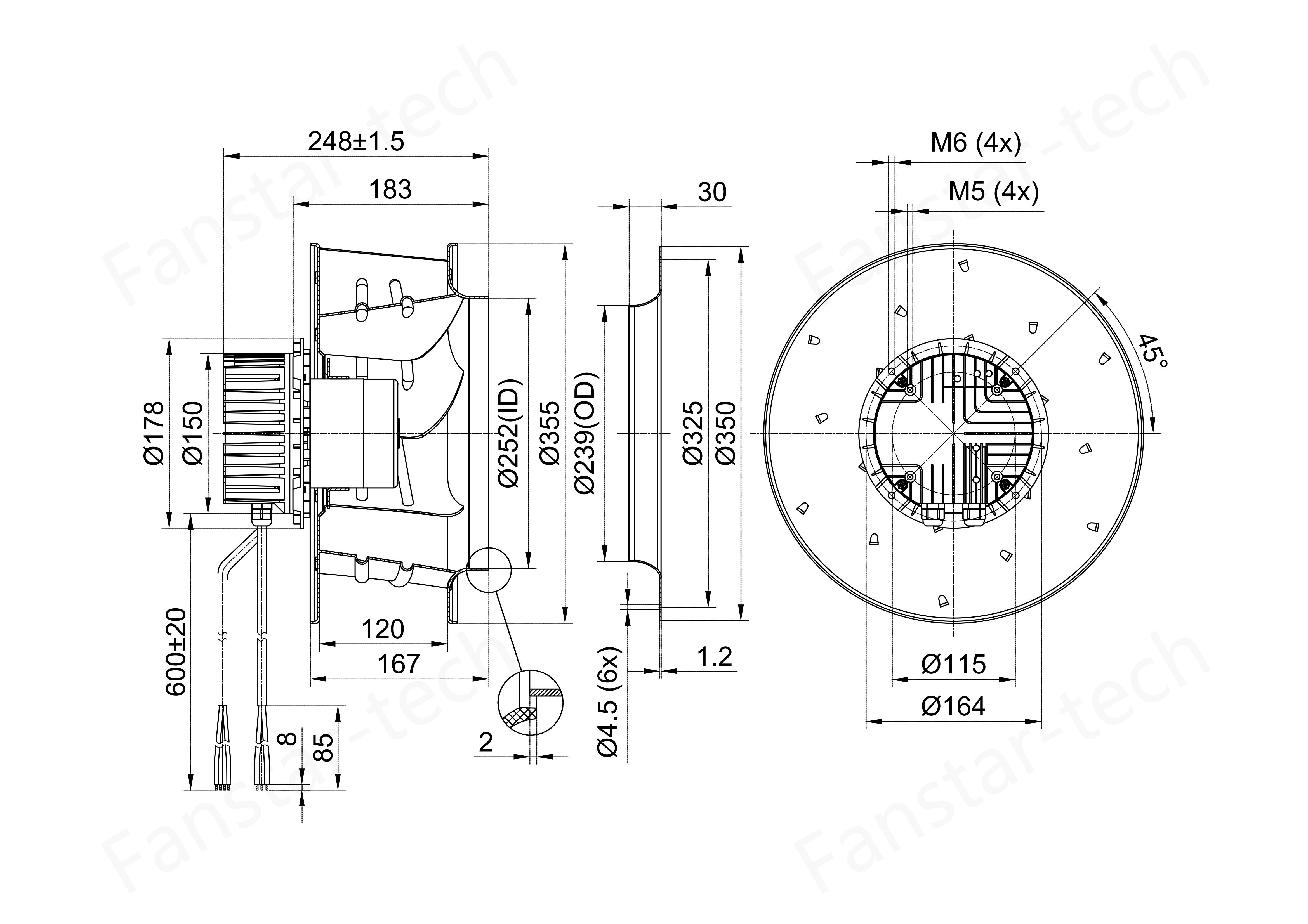 FB3G355-2AAY-20-1920RPM-167mm风轮-2D图纸-模型_00