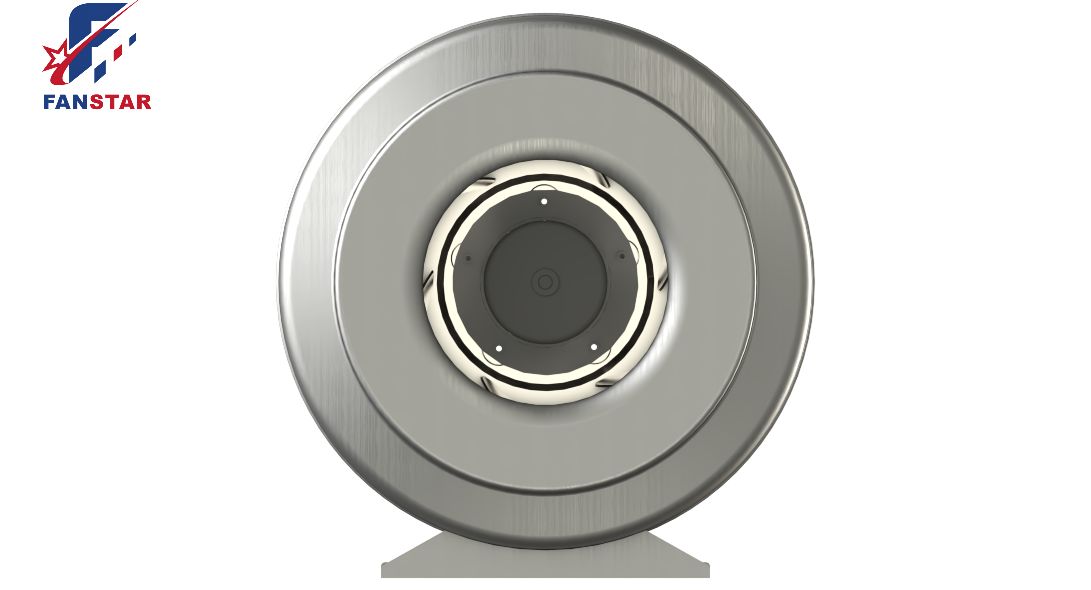 Ec Circular Duct Fan 310mm Kitchen Duct Fan