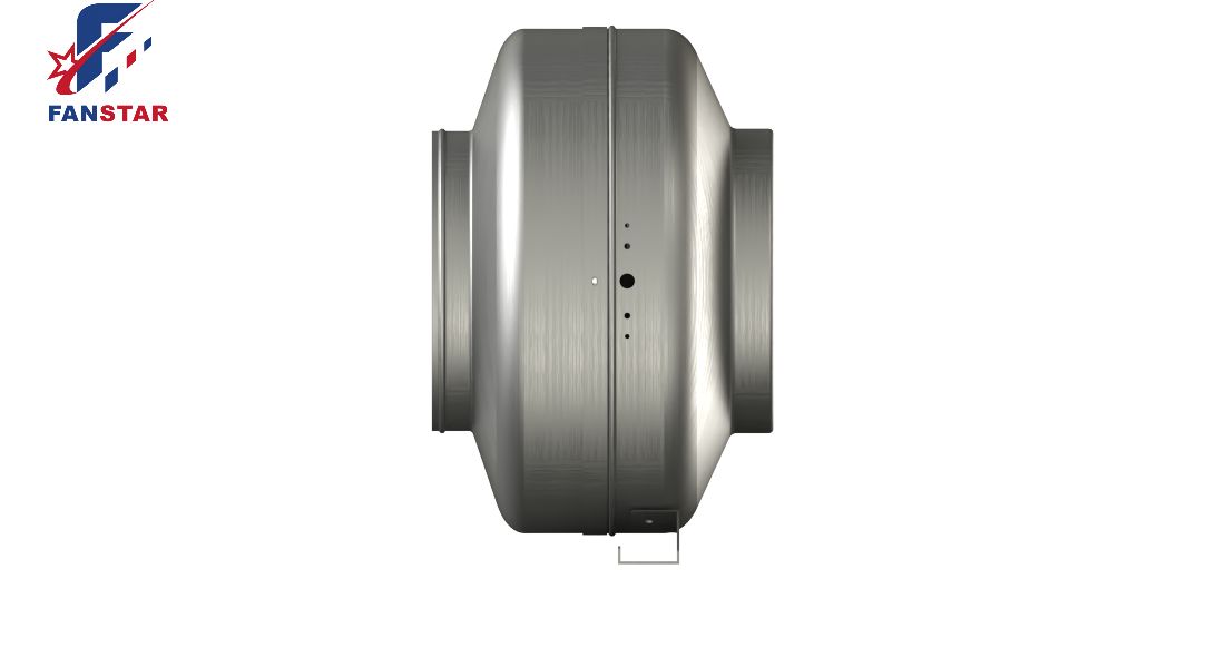 Ec Circular Duct Fan 250mm Duct Fan Exhaust