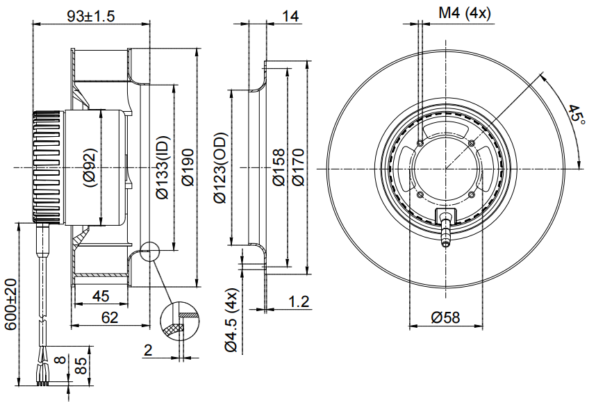 FB3G190-110PS-90