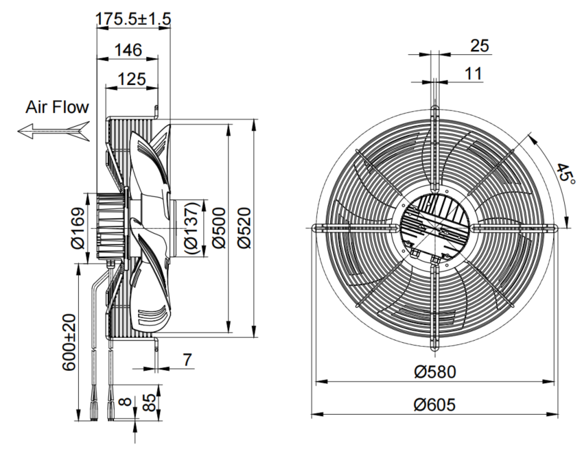 ECA500-4APL-31带网罩