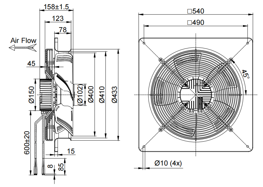 EC Axial Fan